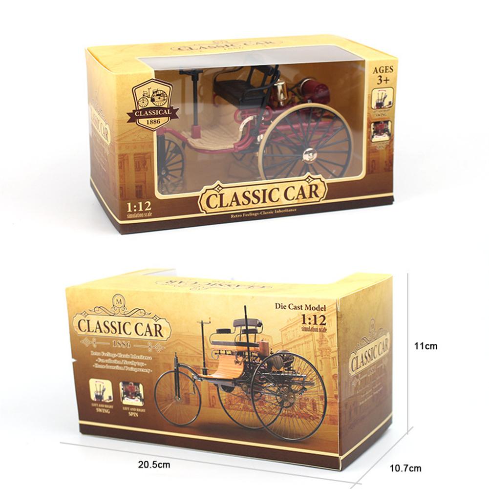 1:12 Scale Retro Alloy Tricycle