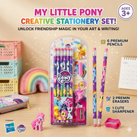 My Little Pony Creative Stationery Set | 9-Piece Licensed Set | Age 3+