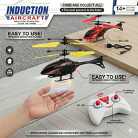 Infrared Induction RC Helicopter – Smart Sensor Hand-Controlled Flying Aircraft Toy