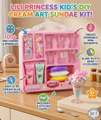 Thumbnail for Lili Princess DIY Sundae Creations – Kids Pretend Play Ice Cream & Dessert Craft Kit