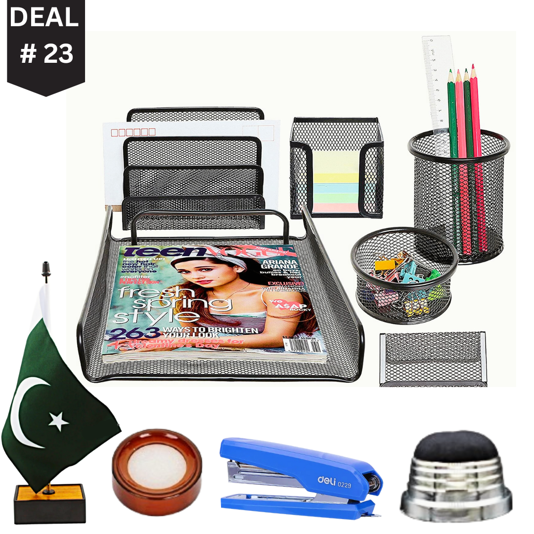 Office Desk Accessories Deal ( Pack of 10 )