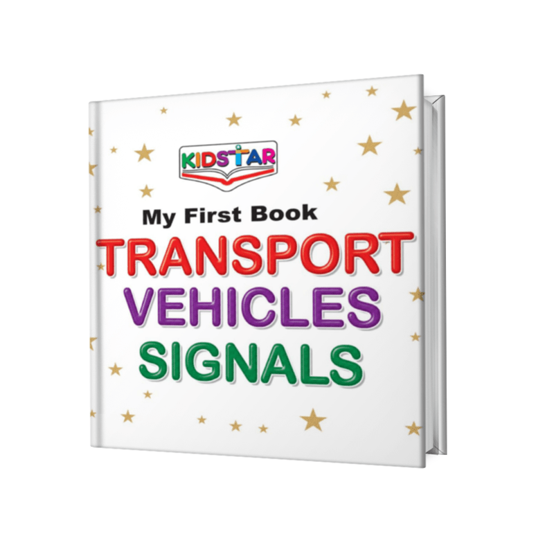 Kidstar Book  About Transport Vehicles And Signals