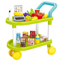 Thumbnail for Pretend Fruit & Vegetable Kitchen Trolley Set