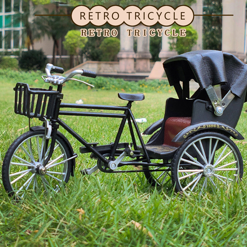 1:12 Scale Retro Nostalgic Style Tricycle Toy