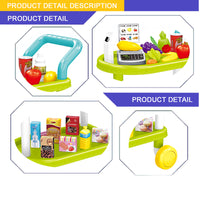 Thumbnail for Pretend Fruit & Vegetable Kitchen Trolley Set