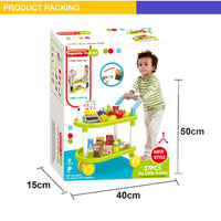 Thumbnail for Pretend Fruit & Vegetable Kitchen Trolley Set