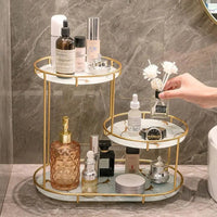 Thumbnail for 3-Tier Cosmetic Storage Rack High-End Metal Quality