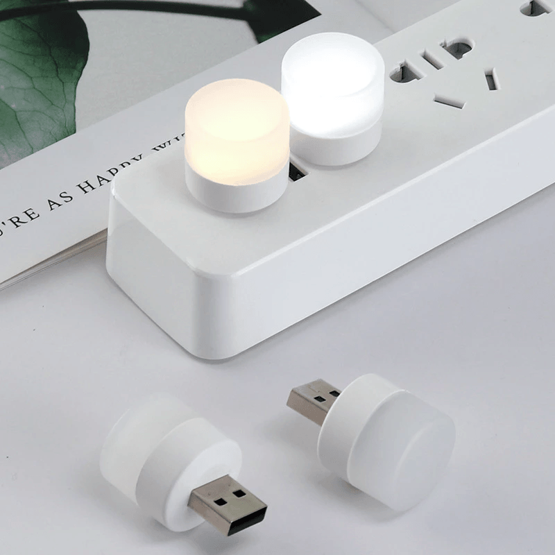 Pack Of 5 Portable Mini USB Night Light