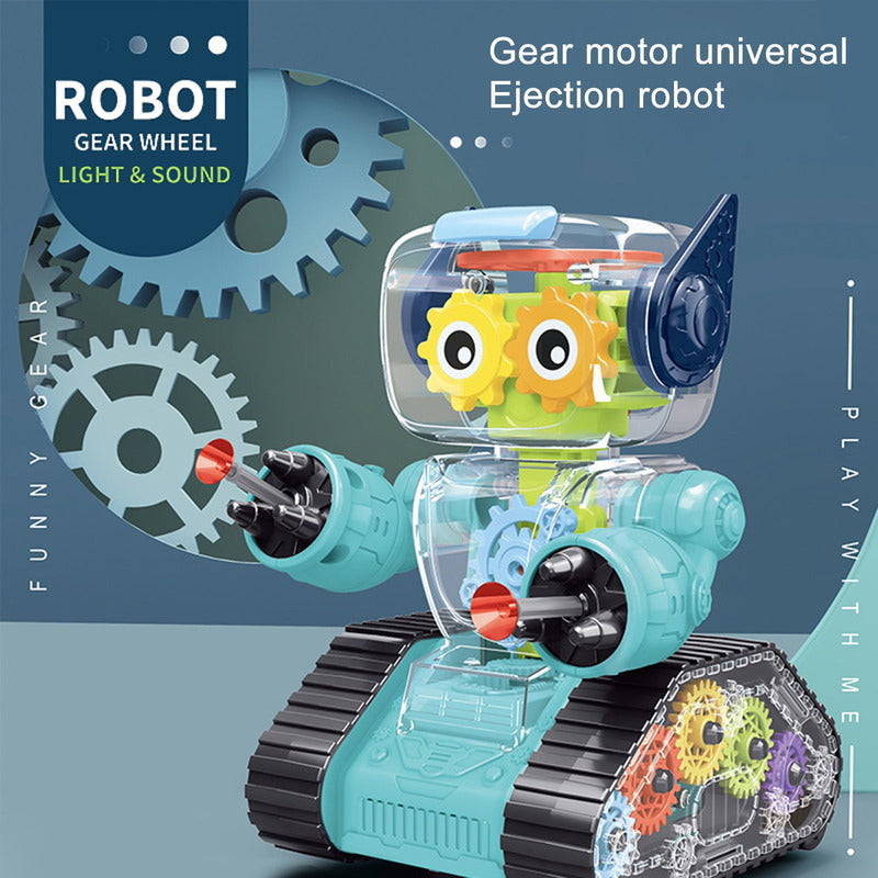 Gear-Gear Rotating  Robot