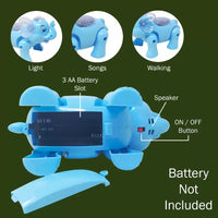 Thumbnail for Walking Elephant Toy for Kids With Light and Sound