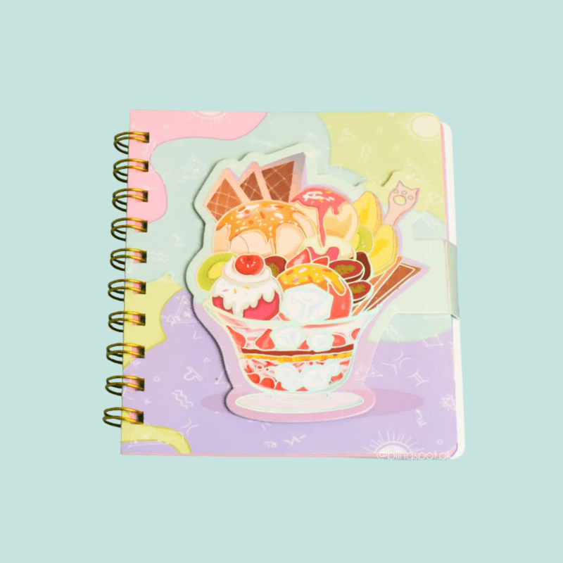 Fruity Ice Cream Journal Notebook