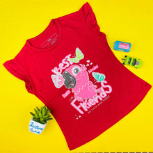 Hunny Bunny Parrot Printed T-Shirt For Kids