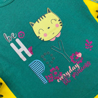 Thumbnail for Hunny Bunny Kitty Printed T-shirt For Kids