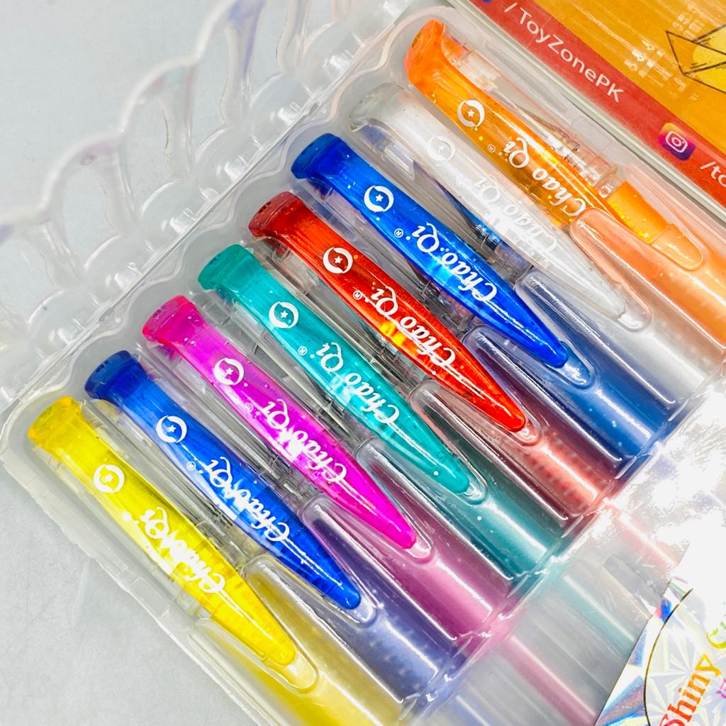 8 Pcs Glitter Colour