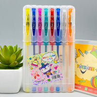 8 Pcs Glitter Colour