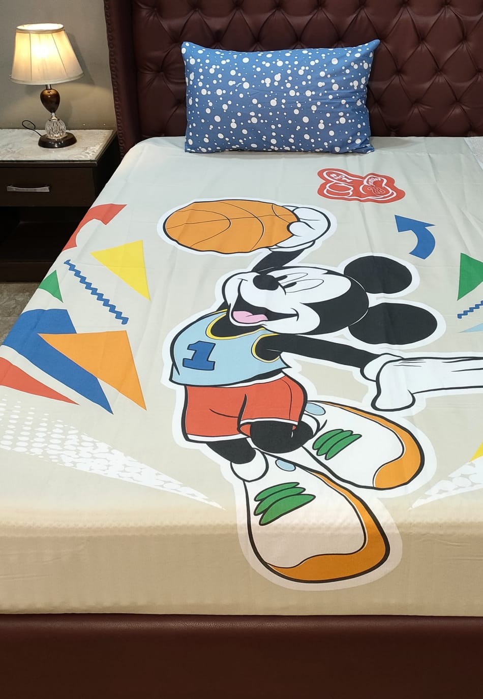 Mickey Mouse Kids Bedsheet