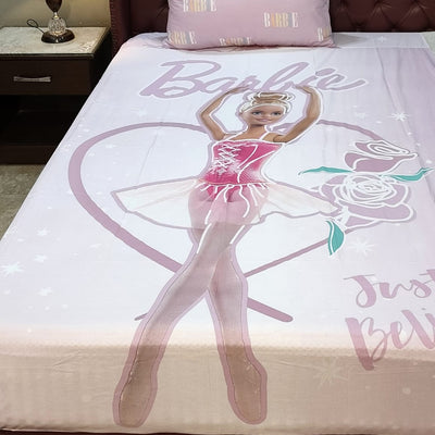 Barbie Bedsheet For Kids