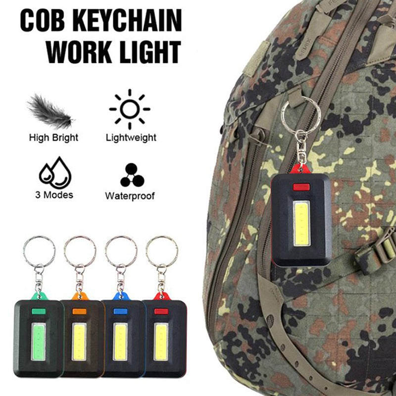 Portable Mini COB LED Keychain