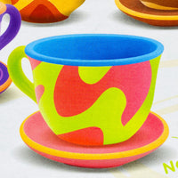 Thumbnail for 15 Pieces Painted Ceramic Tea Set Series