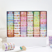 Thumbnail for 60Rolls/Set Cute Cartoon Washi Tape Set
