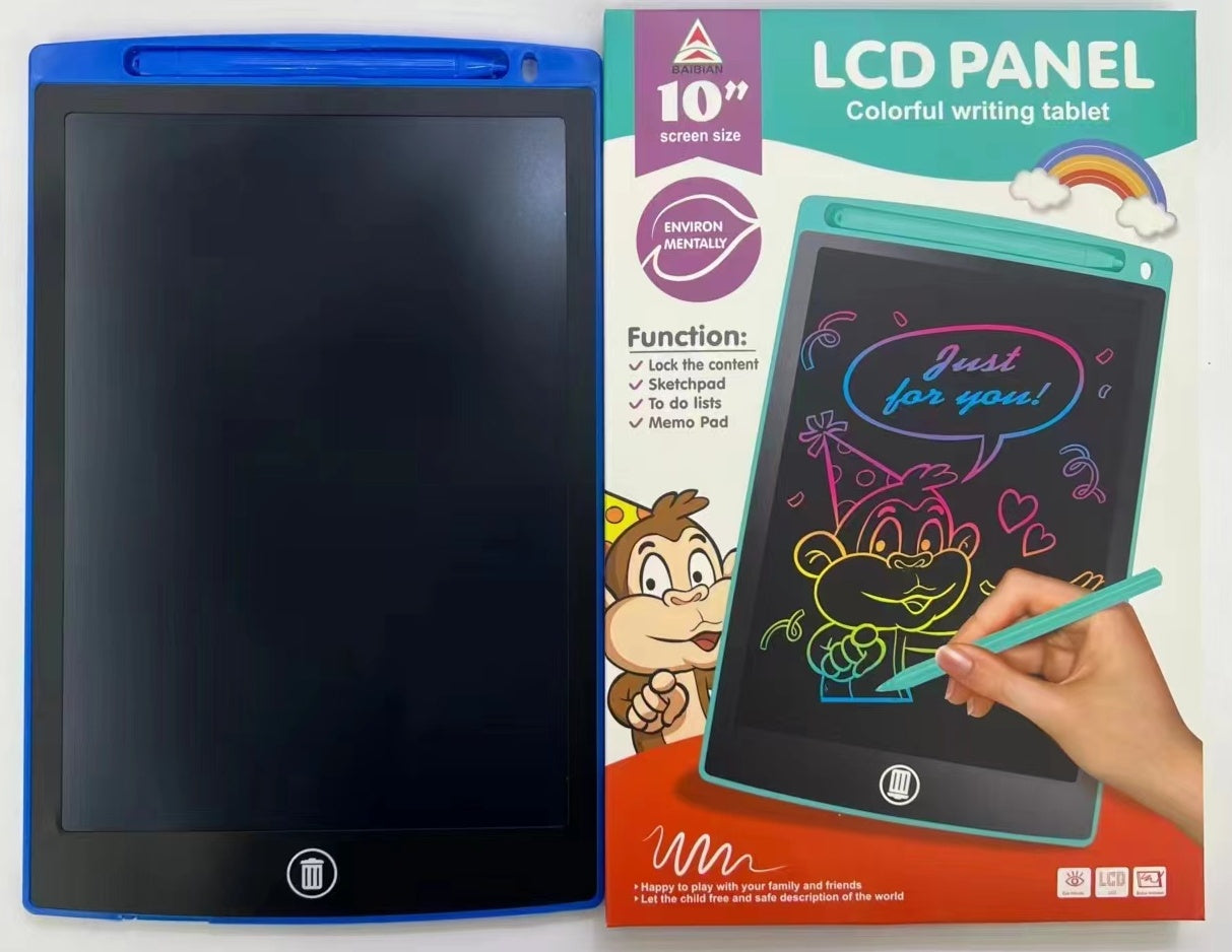 10" Inch Lcd Electronic Drawing Tablet Colorful