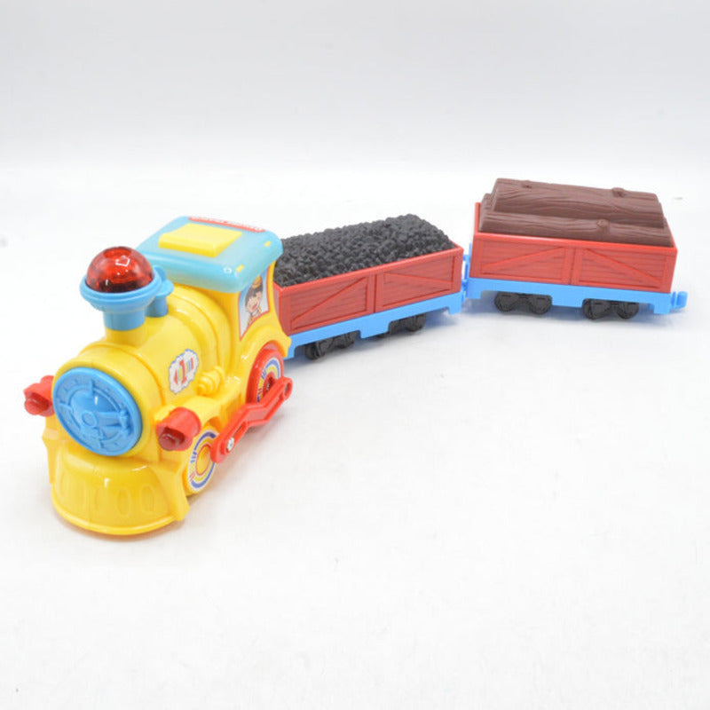 Smoke Train And Track Set For Kids