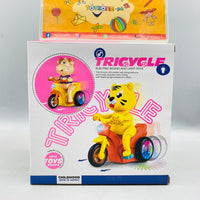 Thumbnail for Rotating Tiger Tricycle Toy for Kids Motorcycle