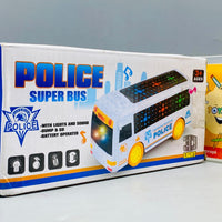 Thumbnail for Police Bus Toy with 3D Lighting and Sound