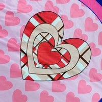 Thumbnail for Kids Praying Mat in a charming Pink and Blue Stripe Design