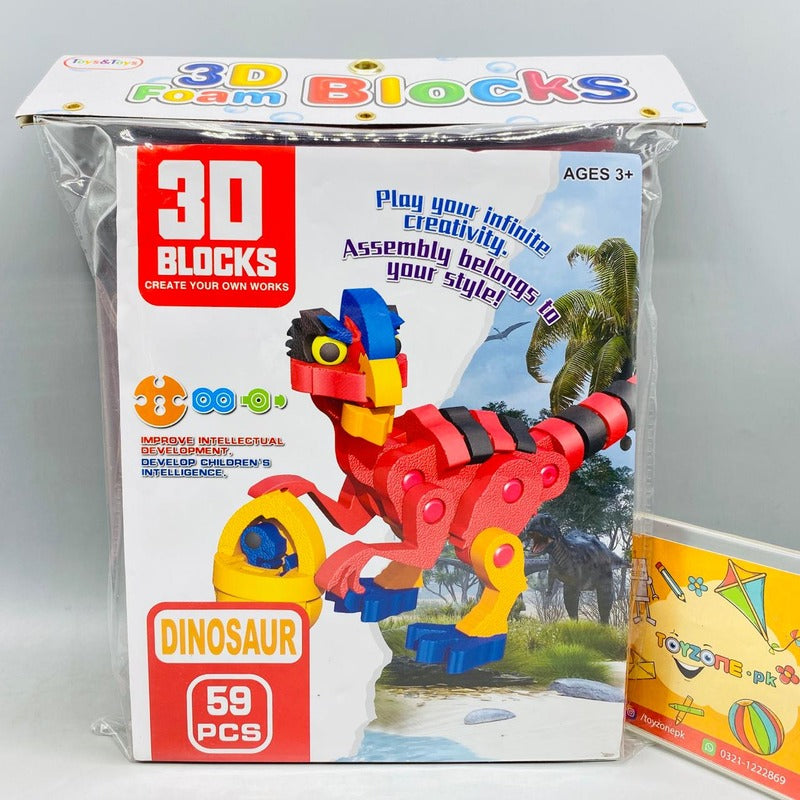 3D Dinosaur Puzzle Building Set