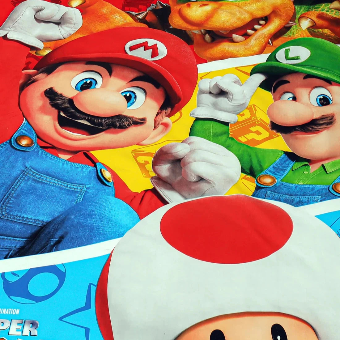 Super Mario Kids Cotton Bed Sheets