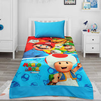 Thumbnail for Super Mario Kids Cotton Bed Sheets