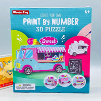Thumbnail for Bus Shape 3D Puzzle Paint Number