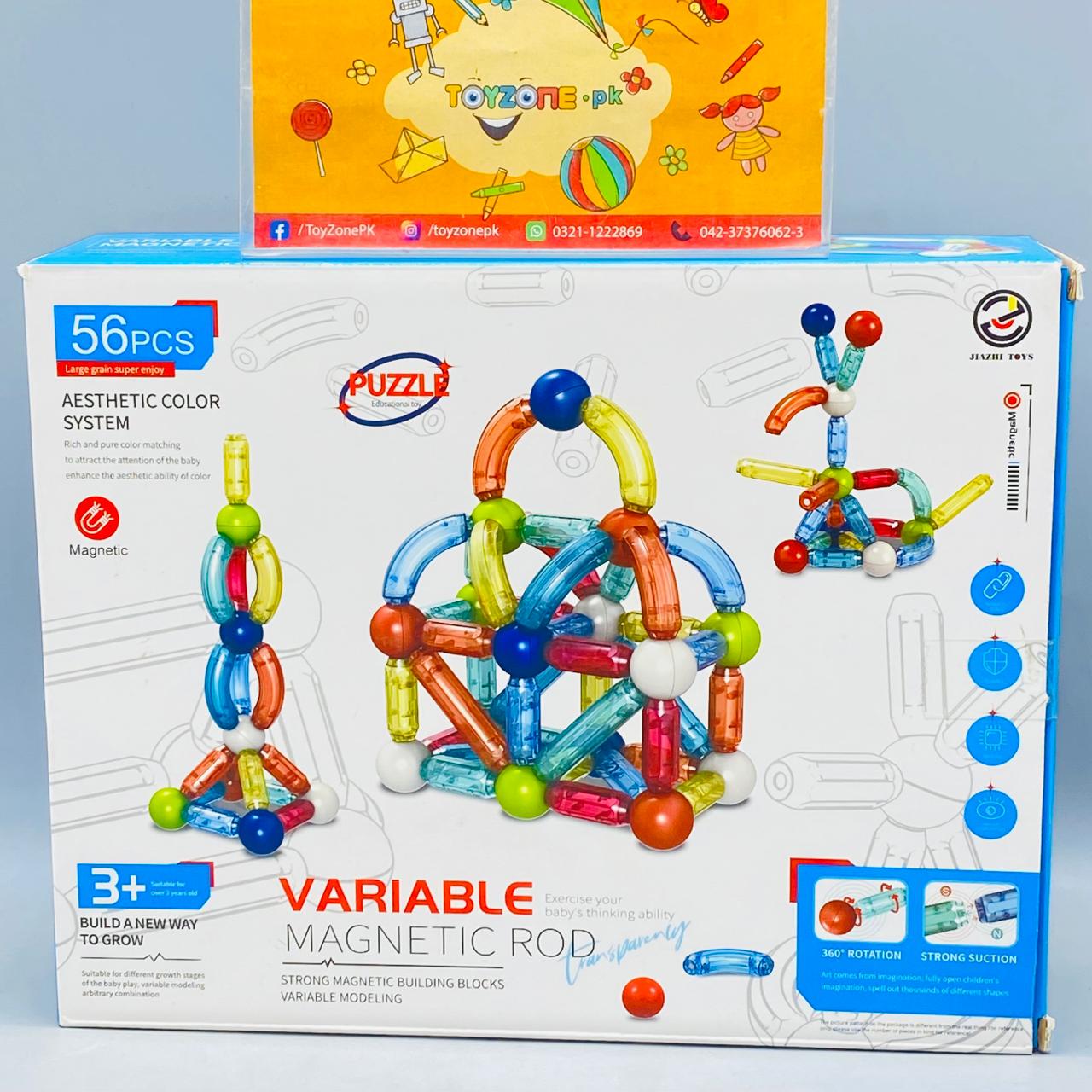 Magnetic Building Blocks 56Pcs