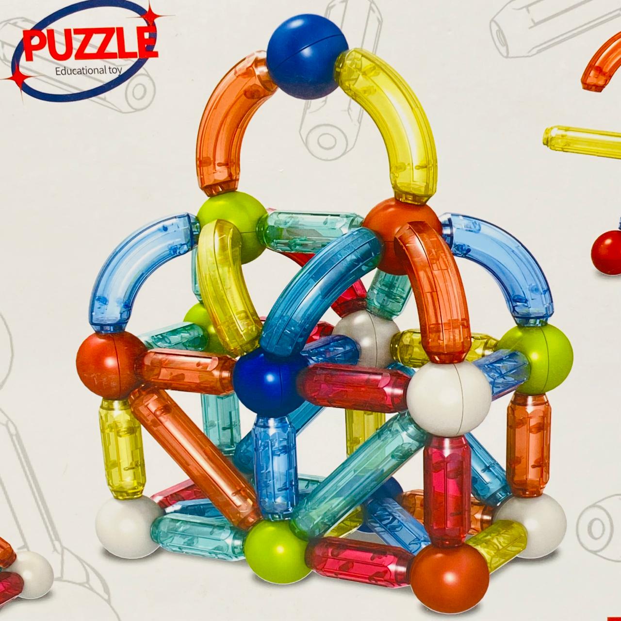 Magnetic Building Blocks 56Pcs