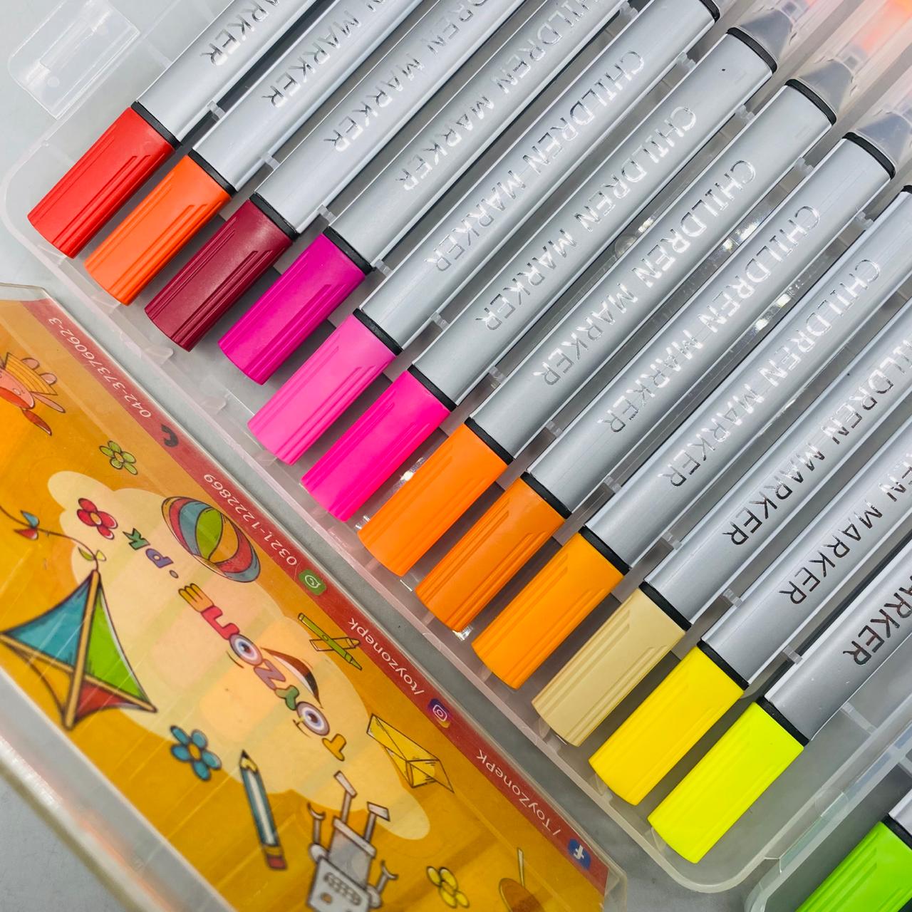 Double-Sided Art Marker Set (24 Colors)