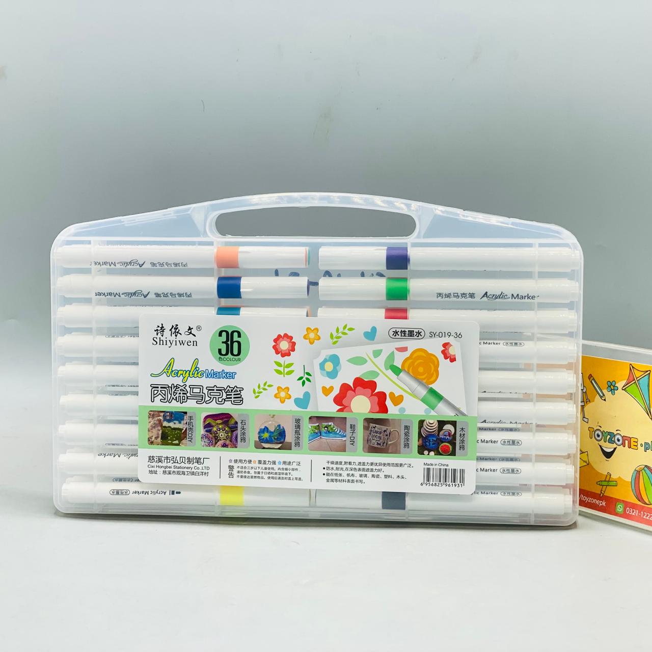 36 Pcs Acrylic Marker Set Set Just Like A Posca