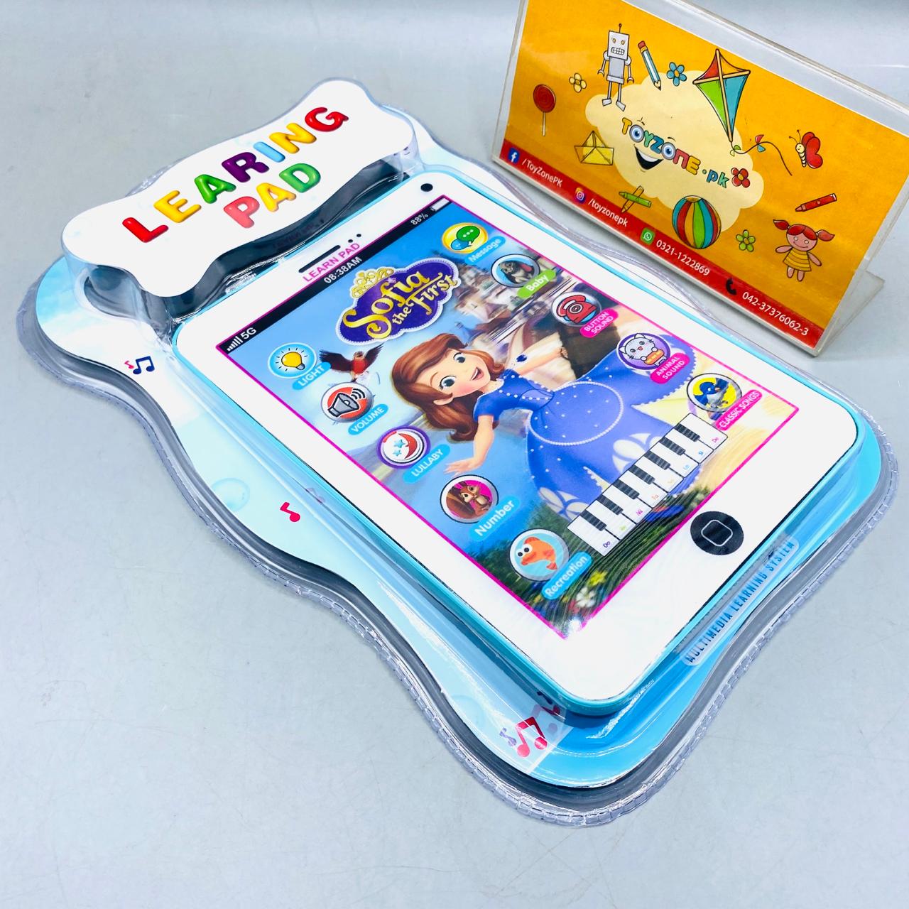 8" Interactive Learning Pad With Lights & Sound