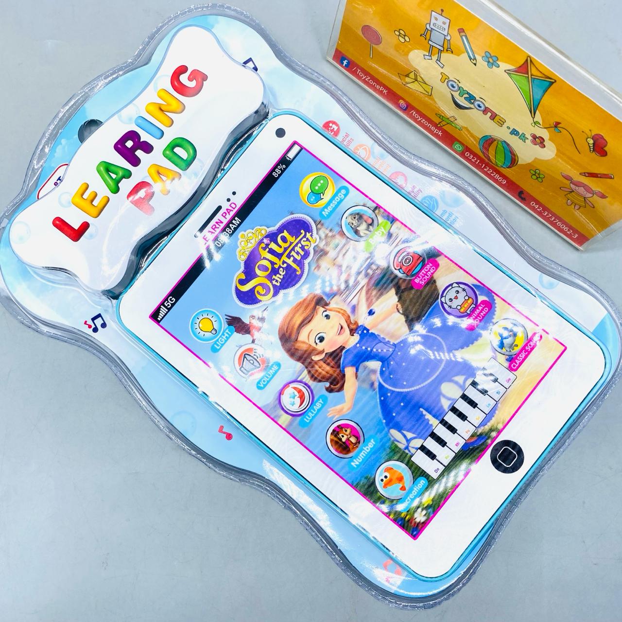 8" Interactive Learning Pad With Lights & Sound