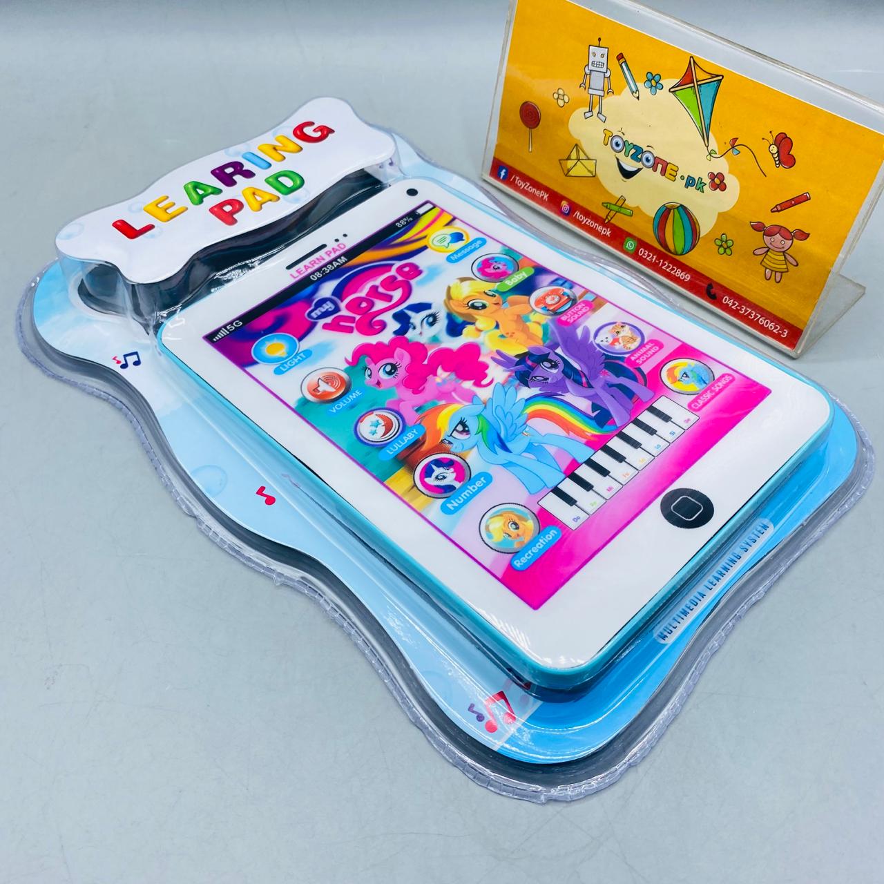 8" Interactive Learning Pad With Lights & Sound