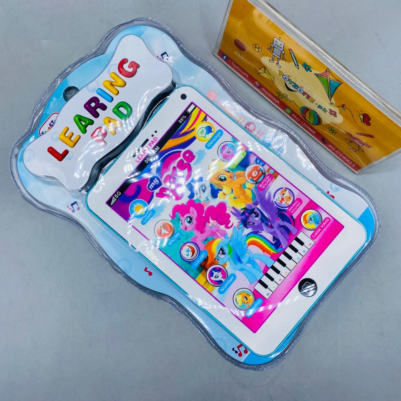 8" Interactive Learning Pad With Lights & Sound