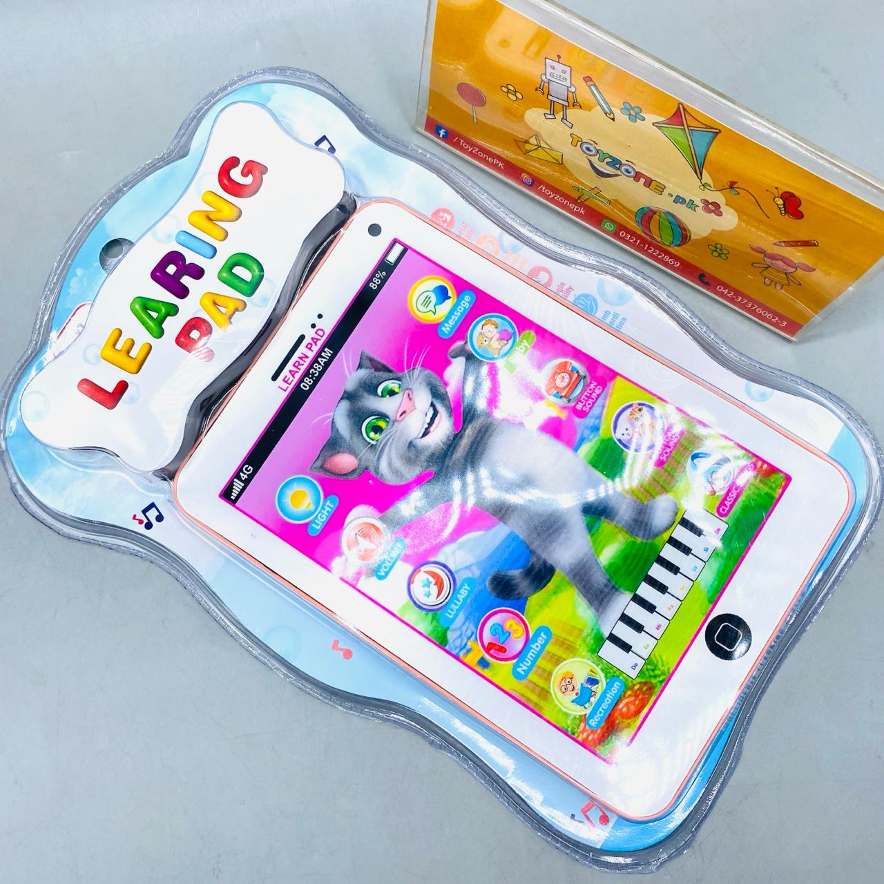 8" Interactive Learning Pad With Lights & Sound