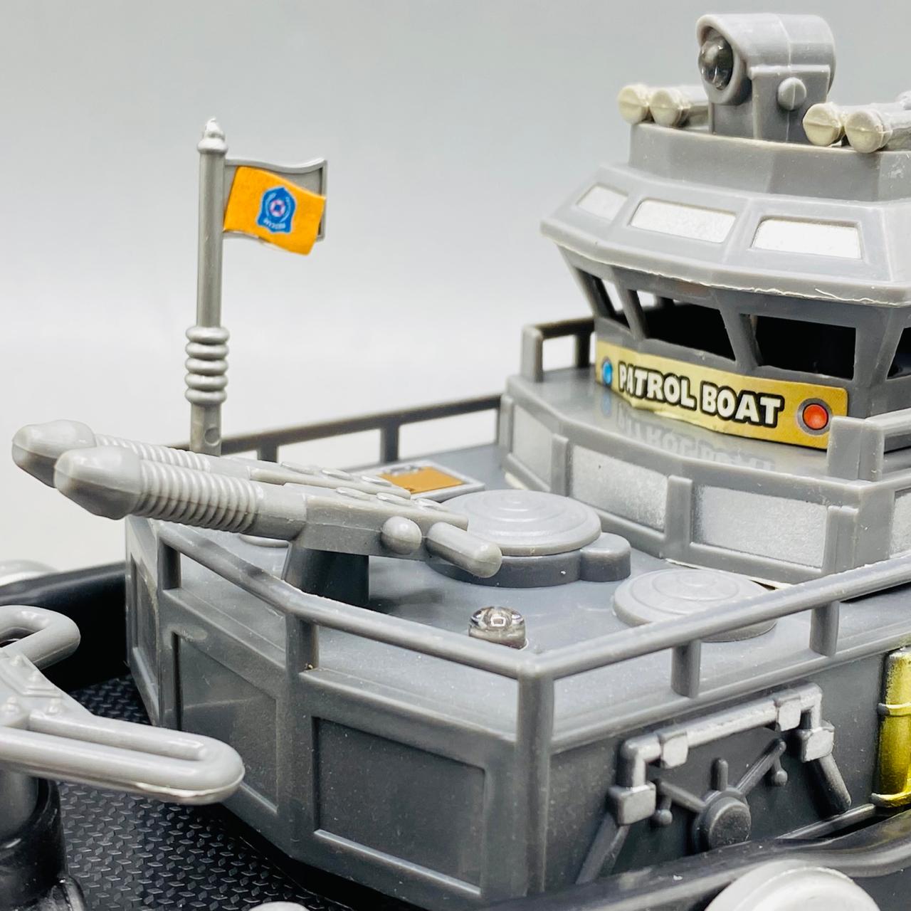 Water Spray Patrol Boat Light And Sound