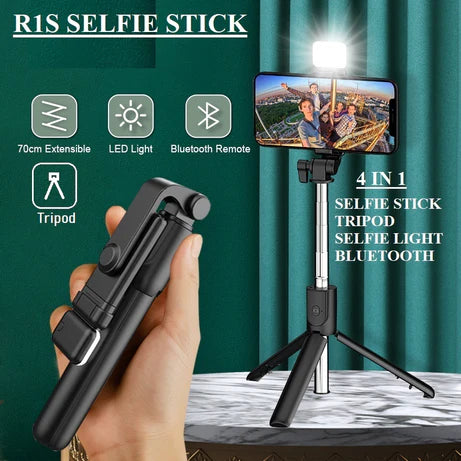 4 in 1 Stainless Steel Video Recording And Live Streaming Tripod Stand