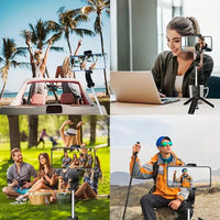 Thumbnail for 4 in 1 Stainless Steel Video Recording And Live Streaming Tripod Stand