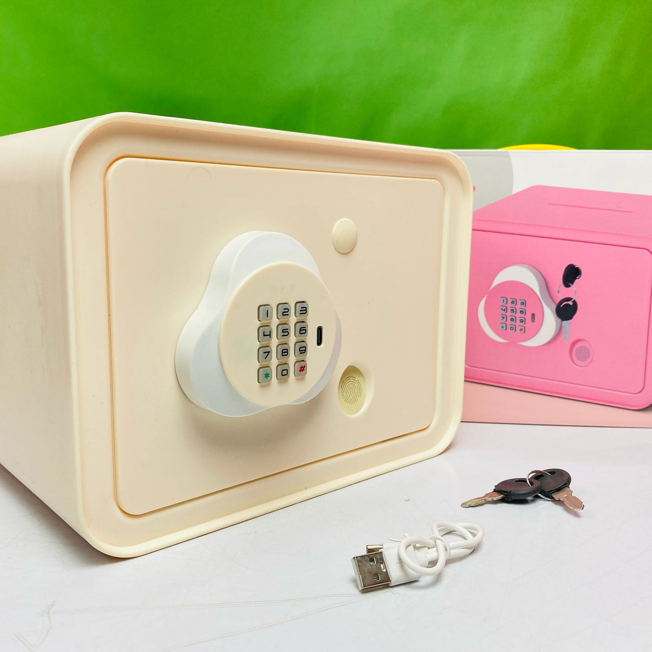 2 in 1 ATM Money Box With Music And Finger Print