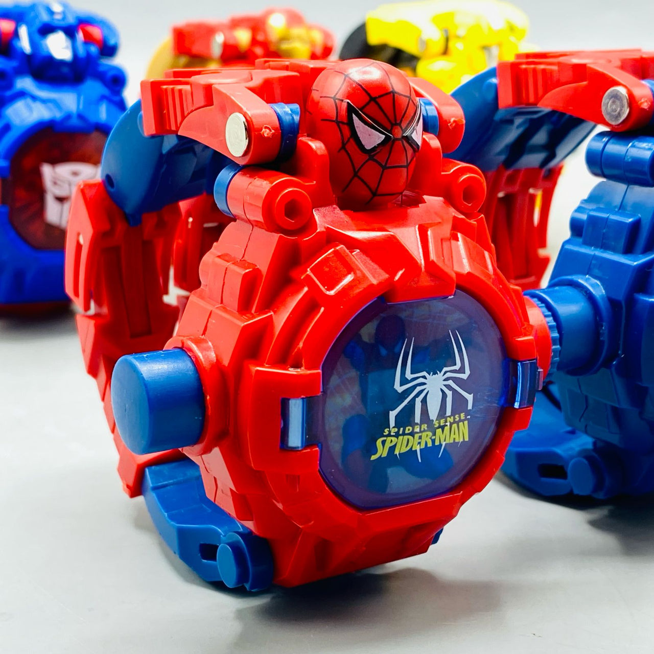 Super Hero Deformation Wrist Watch With Projector