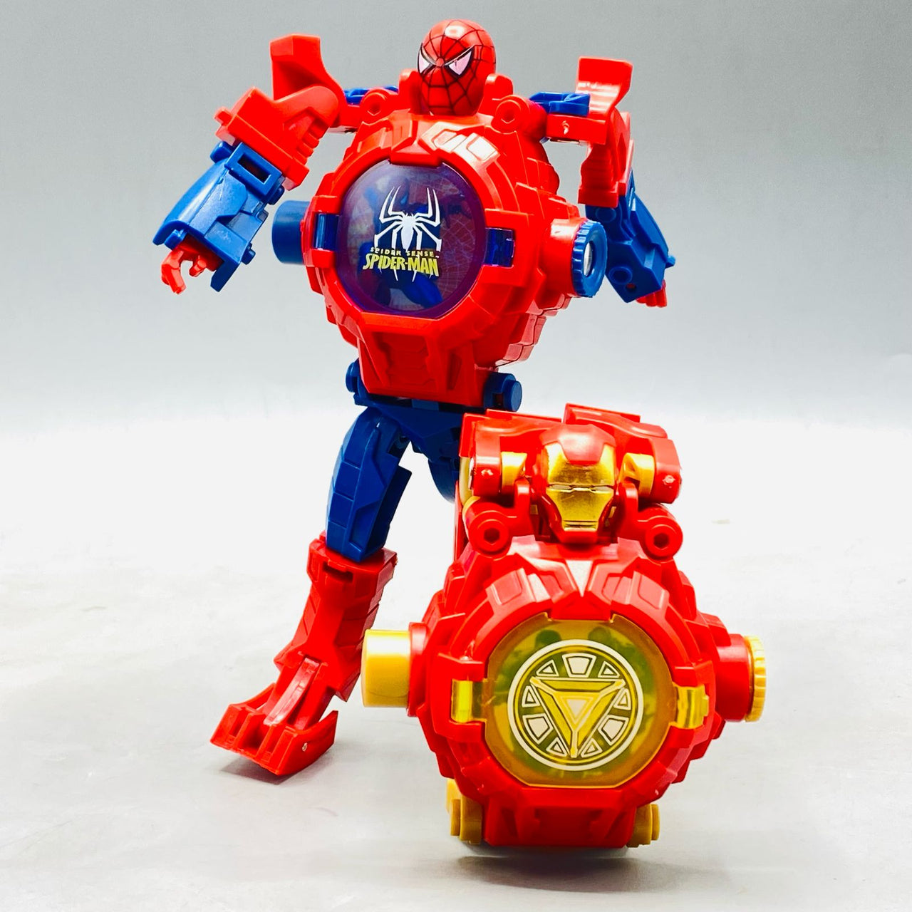 Super Hero Deformation Wrist Watch With Projector