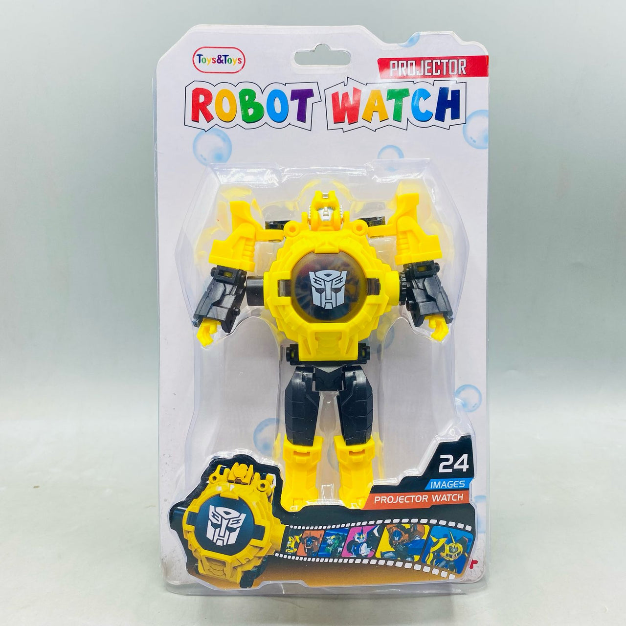 Super Hero Deformation Wrist Watch With Projector