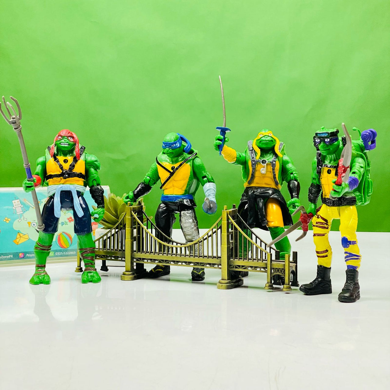 Ninja Turtles Action Figure 4 Pieces